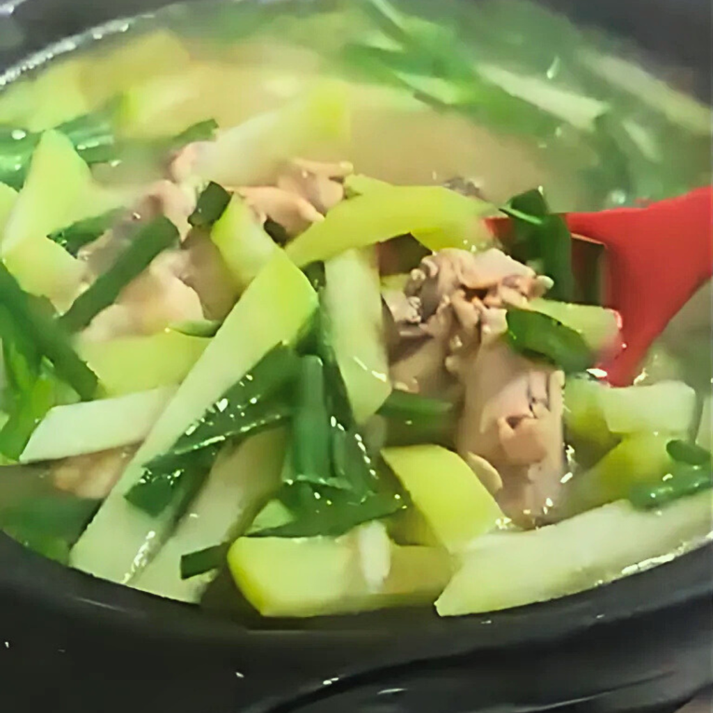 Chicken Soup with Chayote